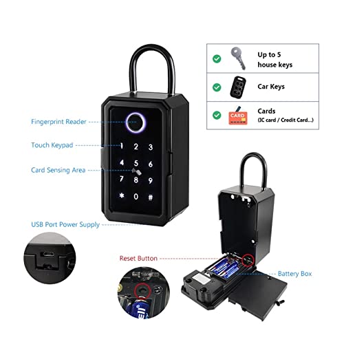 Coffre-fort intelligent contre le vol de documents avec verrouillage électronique - 6