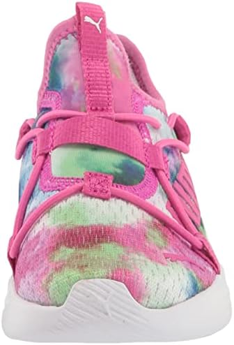 PUMA Rift Slip On All Over Print Sneaker, White-Ultra Magenta-Bluemazing, 3 US Unisex Little Kid | Image 1