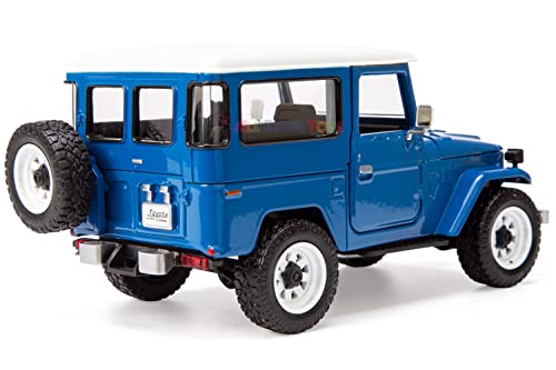 Modelo Toyota Land Cruiser FJ40 1:24 Azul miniatura 7