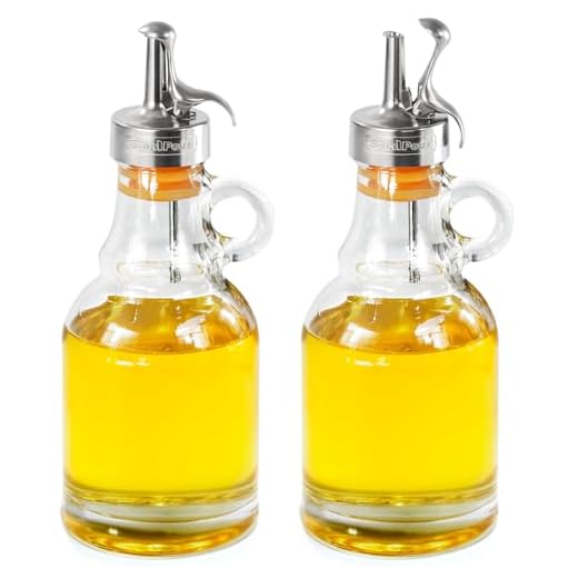 Elegant Olive Oil Dispenser Set with Spouts