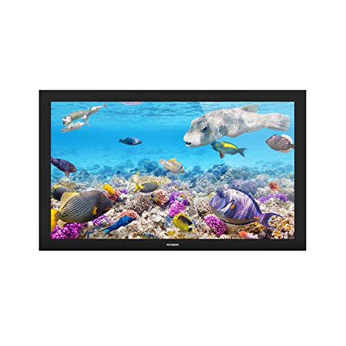 KUVASONG 43 Inches Ultra-Slim Full Sun All-Weather Smart Outdoor TV, True 2000 Nits, 43 Inches Waterproof Sun Readable Outdoor TV, Garden TV, Swimming Pool TV, Patio TV