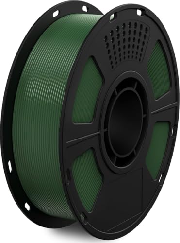 GEEETECH 3D Filament PETG 1.75 mm 1 kg for 3D Printers, Dimensional Accuracy +/- 0.02 mm, Army Green