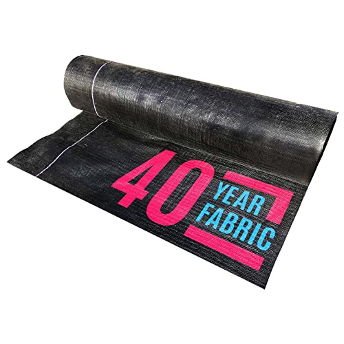 Sandbaggy Landscape Fabric | 40 Year Fabric | Weed Mat, Ground Cover, Garden Tarp | Trusted by Farmers & Contractors Across America (3 ft x 100 ft Roll)