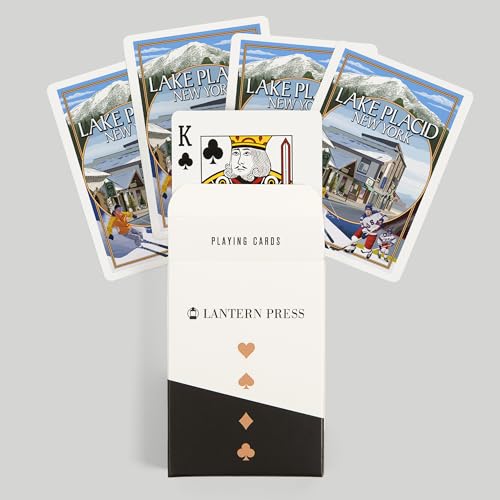 Baraja de Cartas Poker Lake Placid New York 52 Cartas miniatura 6