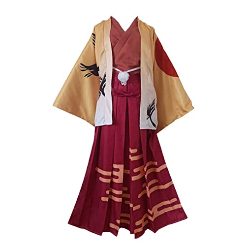 Zhrmghgws Nakahara Chuuya Cosplay Kimono Halloween Anime Nakahara Chuuya Capa Hombres Mujeres Carnaval Fiesta Uniformes Trajes Cover