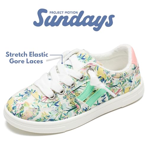 Image of Sundays Girls Sneakers Non-Slip Canvas Girls Shoes Comfort Kids Footwear