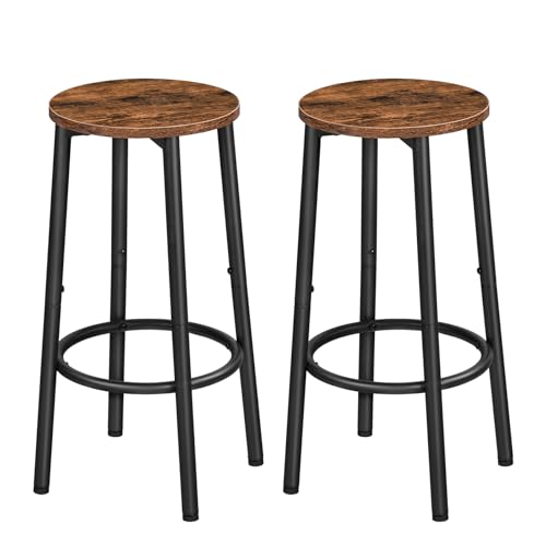 HOOBRO Barhocker 2er-Set, Barstuhl für die Küche mit...