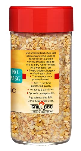 Garlic Festival Foods Smoked Garlic Sea Salt 3.6 Oz. #TOP1