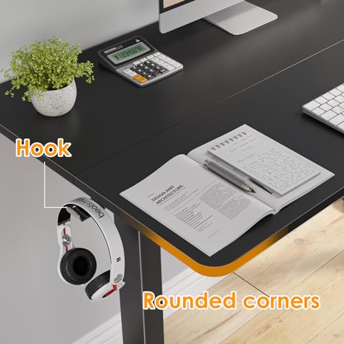 Image of STARY Electric Standing Desk Adjustable Height Sit Stand Home Office Desk with Splice Board