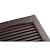 Polaris Homeside Open Louver Vinyl Shutters (1 Pair) 14-1/2in. x 35in. - 022 Chocolate