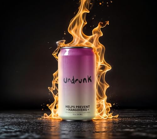 Undrunk - Hydrogen Rich Spring Water with Gold & Platinum Infusion to help support hangover relief, 12 oz per Can (Pack of 12) - Image 5