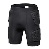 Padded Compression Shirt and Short- Basketball Football Soccer Hockey Rugby Training Suit for Men