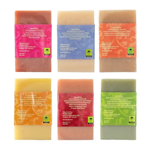 Bali-Soap-Feminine-Collection-Natural-Soap-Bar-Gift-Set-6-pc-Variety-Pack-Bergamot-Gardenia-Jasmine-Mint-Lotus-Neroli-Chamomile-Moringa-Tuberose-Lily-Greentea-Lime-35-Oz-each Bali Soap Feminine Collection Natural Soap Bar Gift Set 6 pc Variety Pack Bergamot Gardenia Jasmine Mint Lotus Neroli Chamomile Moringa Tuberose Lily Greentea Lime 35 Oz each