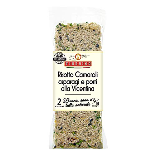 Tiberino's Real Italian Meals - Risotto "Venezia" with Asapragus & Leek