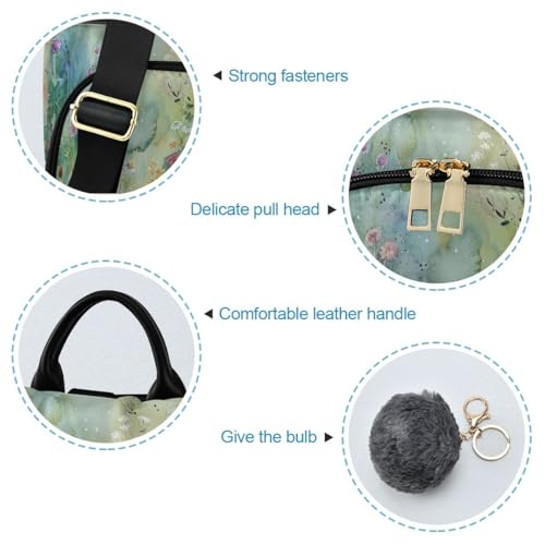Image of Summer Floral Abstract Women Backpack Purse Anti-theft Casual Shoulder Bag Fashion Ladies Bags