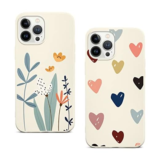 [2 Piezas] Phoona Funda para Samsung Galaxy A40 Case 5,9" Cubierta, Carcasa de Telefono Suave TPU Silicona Antigolpes Caso Protectora con Amor Dibujos Diseño Mate Beige Case Cover para Samsung A40