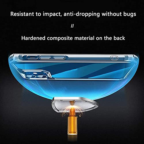 Coque iPhone 12 Pro Max bleue transparente antichoc de protection