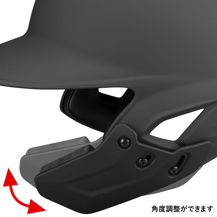 Amazon | ゼット ZETT 軟式打者用片耳ヘルメット 顎ガード付き