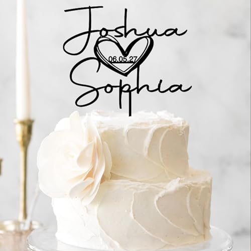 Wedding Cake Toppers Bride and Groom, Custom Cake Topper, Customize Your Own Anniversary Mr and Mrs...
