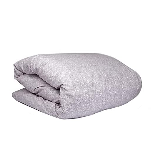 MILLE NOTTI Duna Påslakan Tillverkad i Percale av 100% Finkammad Bomull, Trådtäthet 300 tc, Lavendel 220x220