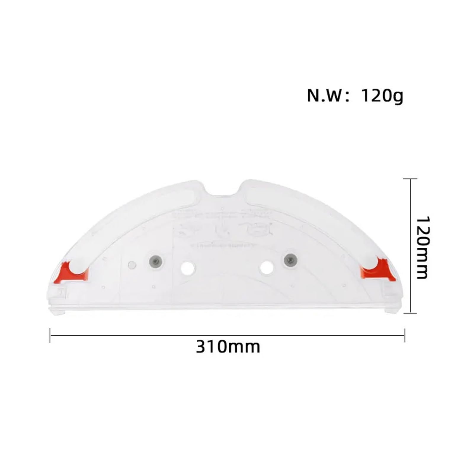 Roboter Staubsauger Mopp Tuch Halterung, Kompatibel for Xiaomi, Kompatibel for Roborock, Q7 Max +, T8 Halter Mop Rag Ersatz Ersatzteile(1 Mop Cloth Mount)