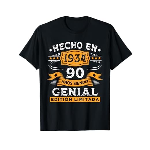 90 Cumpleaños 90 Años Hombre Hecho en 1934 Vintage Regalo Camiseta