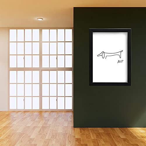 Impression d'art Pablo Picasso Chien saucisse affiche décoration murale noire et blanche - 6