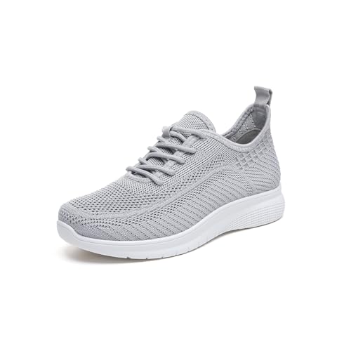Image of Sneakers for Women Casual Lightweight Standing All Day Tennis Walking Shoes Black Non Slip Work Nursing Shoes