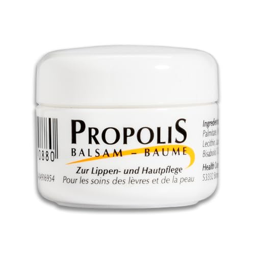Propolis Salbe zur Hautpflege & Lippenpflege, Propolis Creme Lippenbalsam mit Bio-Bienenwachs