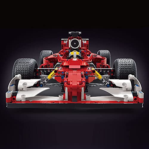 Technik Bausteine Auto für Formula F1, 1682 Klemmbausteine Sportwagen Bausatz, 1:8 Rennwagen Modell Bauset Fahrzeuge… – Bild 4