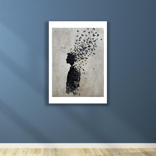 Affiche Papillons Transformation Spiffing Prints : impression d'art mate medium - 5