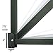 Ideal Security Sliding Door Security Bar for Patio Doors and Sliding Glass Doors, Black, Recyclable Cardboard Package, (25.75-47.5 Inches)