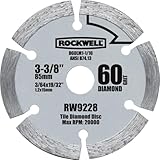 Rockwell RW9228 VersaCut 3-3/8-inch Diamond Grit Circular Saw Blade