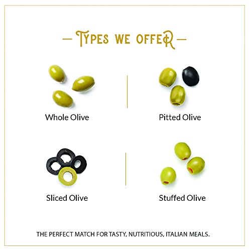 Image of Del Monte Black Sliced Olives 450g l Imported from Spain | 100% Natural & Evenly Cut | Suitable for Pizza, Pasta Topping, Garnishing Salad, Wraps | Source of Fibre, Gluten Free, No Added Preservatives