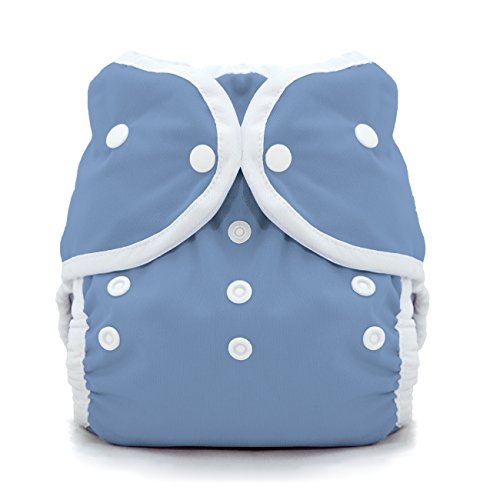 Image of Thirsties Duo Wrap Cloth Diaper Cover- Snap - Storm Cloud - Size 2