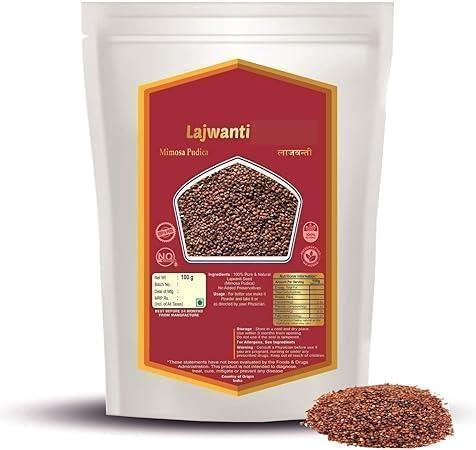 DIIX Lajwanti Seed - Mimosa Pudica Seed - Chui Mui Seeds - ChuiMui Beej - Lajwanti Seeds 100g