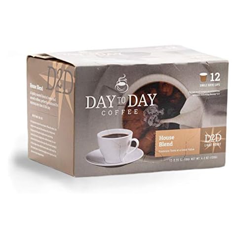 Day To Day House Blend Light Roast Single Serve Coffee Pods, 12-Count Box (Pack of 6) for K-Cup Keurig Brewers Cover