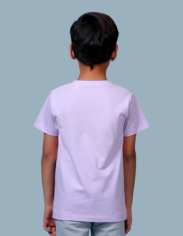Image of Nusyl Boys Half Sleeves Solid T-Shirt for Kids | Soft Cotton Blend | Comfortable Regular Fit | Casual 2-16 Years | Multiple Colors & Pack Options