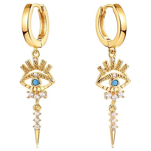 Dainty Gold Plated Drop Earrings Collection