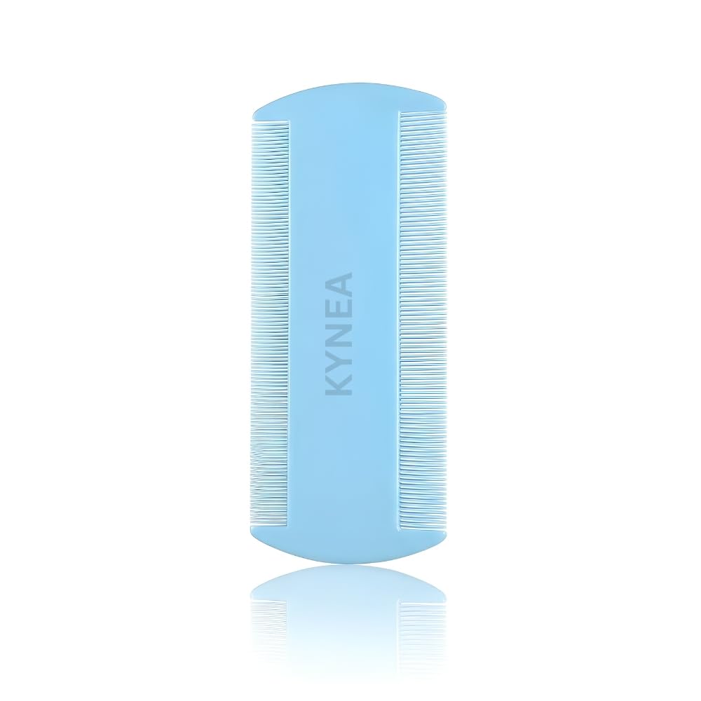 Double-Sided Lice & Nit Removal Comb for Kids and Adults | Fine-Tooth Hair Comb for Removing Lice, Nits & Dandruff | Reusable Plastic Comb for Scalp & Hair Care | Lightweight & Travel-Friendly | Multicolour | Pack of 1-image-41