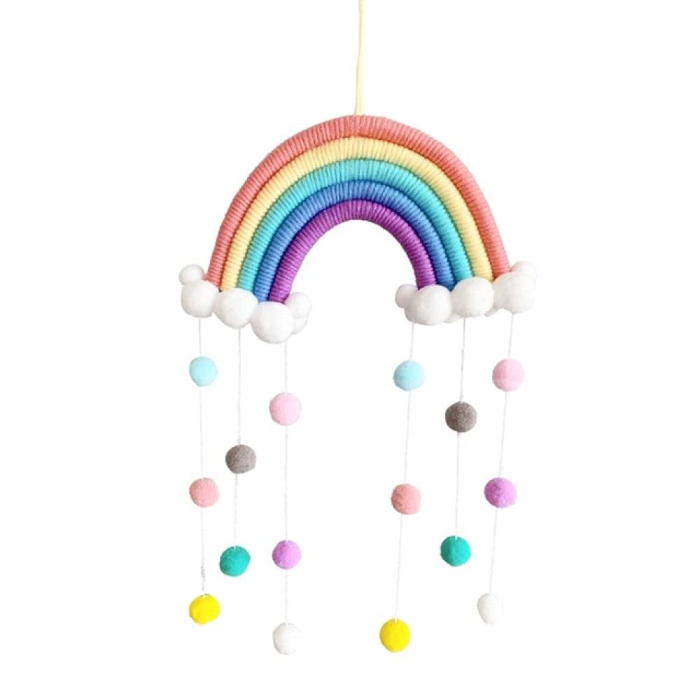 Arc-en-ciel en coton pour décoration de chambre de bébé et accessoires de photo de naissance