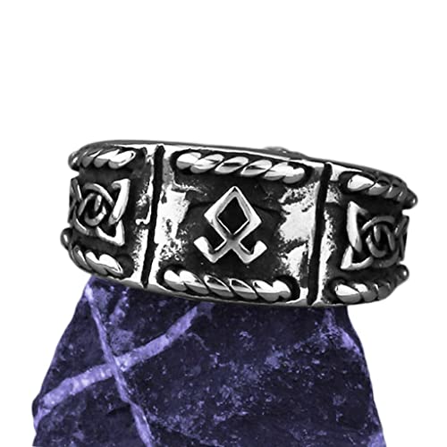 Bague Odin Viking : Le Cadeau de Noël Idéal pour Homme Passionné de Mythologie