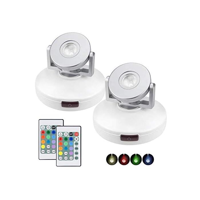 Buy LUXSWAY Wireless LED Spotlights with Remote Battery Operated Accent