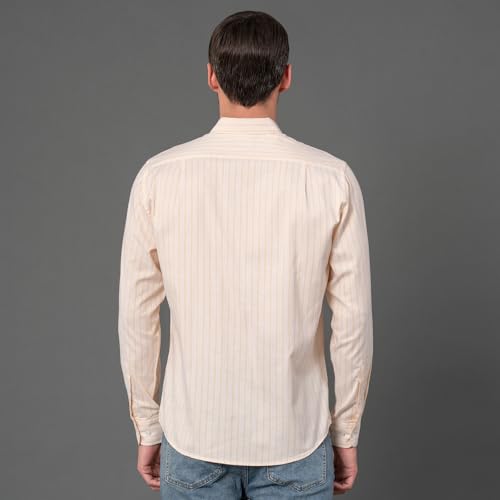 Image of Red Tape Striped Regular Fit Shirt For Men | Comfortable & Stylish