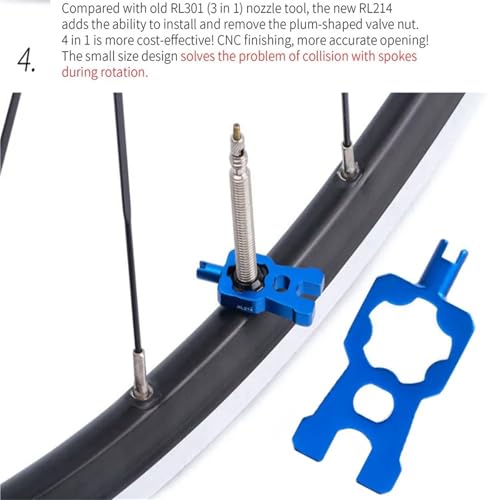 Clé à valve de vélo multifonction compacte pour sorties VTT et route - 8