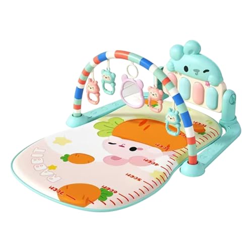 Qfdiwr Centro De Actividades Para Bebés Con Music 54x75x43cm Gym Play Mat Para Baby,tela,de Juego Colgante De Sonajero Con Tablero Ajustable Para Recién Nacidos Y Niños Pequeños, Juguetes