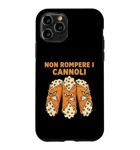 �m�������y�� I Cannoli Divertente cartone animato di cibo �X�}�z�P�[�X iPhone 11 Pro �p