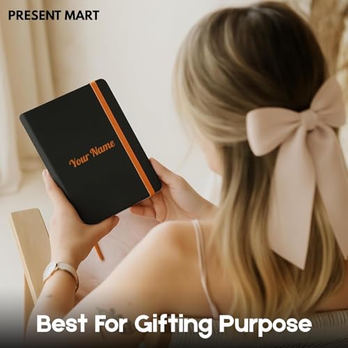 Image of Leather Hard Bound Notebook A5 Journal Diary For Office Use With Mobile & Card Holder Or Pen Loop Dairy For Personal |Ruled Pages With Strap Bookmark Journal Notebook