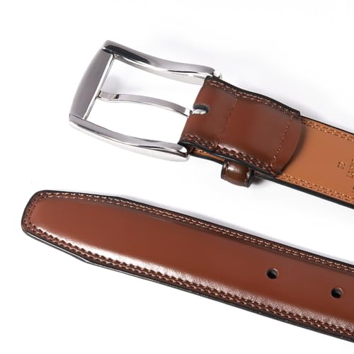 Men's 32mm Dress Belts,Genuine Leather Belts for Men,Fashion & Classic Designs for Work Business and Casual3