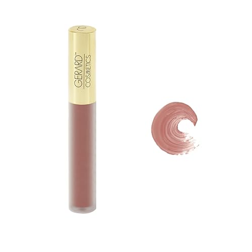 Gerard Cosmetics HydraMatte Lápiz labial líquido Everything Nice  Lápiz labial rosa nude con acabado mate  Larga duración y no se seca  Color de